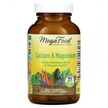 MegaFood Кальций и магний 90 таблеток 5950₽