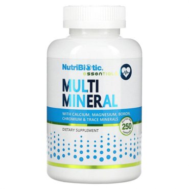 NutriBiotic Essentials мультиминерал 250 капсул без глютена 4220₽