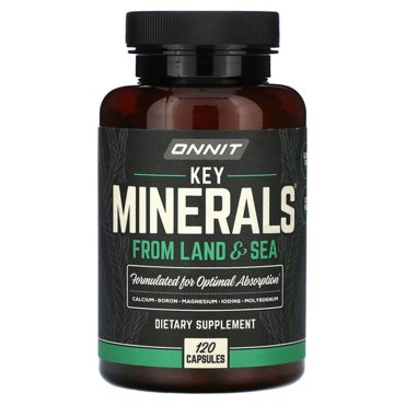 Onnit Ключевые минералы суши и моря 120 капсул 3630₽