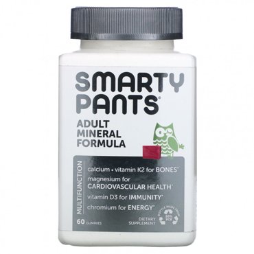SmartyPants формула с минералами для взрослых ягодная смесь 60 жевательных таблеток 6430₽