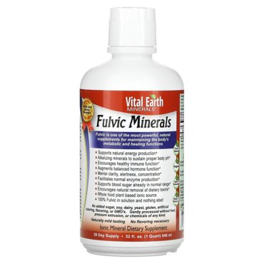 Vital Earth Minerals Fulvic Minerals 946 мл 32 жидк унции 6950₽