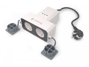 Розетка Sibling Powerswitch-OD2 White-Black 1866₽