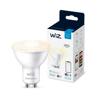 Лампочка Wiz GU10 47W 220-240V 2700K 345Lm Wi-Fi 929002448102 фото 2 426₽