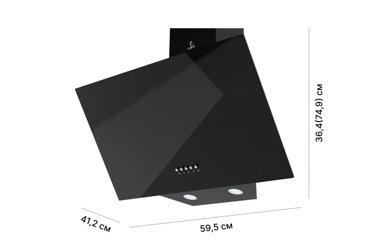 Вытяжка Meta 600 Black фото 2 9999₽
