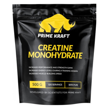Креатин PRIME KRAFT Creatine Monohydrate порошок 500гр нейтральный яб026580 1350₽