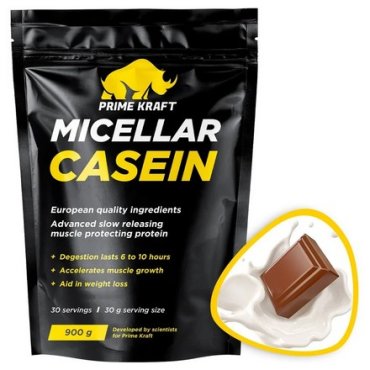 Prime Kraft Протеин Micellar Casein Молочный шоколад 900 г 2623₽