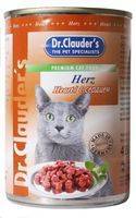 DrClauders Консервы Доктор Клаудерс для кошек Кусочки в соусе с Сердцем цена за упаковку 1780₽
