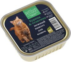 Petibon Smart Консервы Петибон Смарт для кошек Паштет Курица Телятина цена за упаковку 1630₽