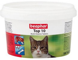 Beaphar Top 10 Multi Vitamin Tablets Мультивитамины Беафар для кошек 1630₽