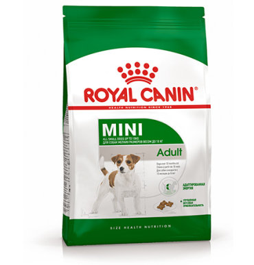 Royal Canin Mini Adult Сухой корм Роял Канин Мини Эдалт для взрослых собак Мелких пород в возрасте от 10 месяцев до 8 лет 5391₽