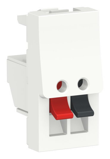 Розетка мультимедийная Audio Hi-Fi mono Schneider Electric Unica Modular белый 1788₽