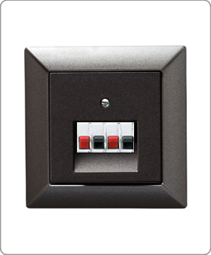 Розетка мультимедийная Audio Hi-Fi stereo Jung Eco Profi антрацит 7149₽