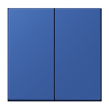 Выключатель двухклавишный проходной Jung Le Corbusier на клеммах bleu outremer 59 5456₽