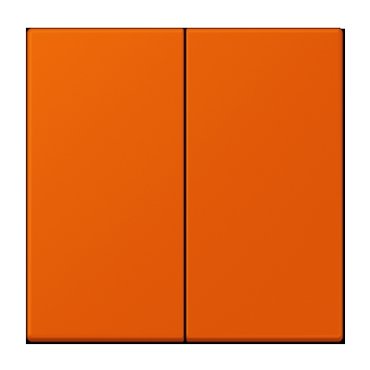 Выключатель двухклавишный проходной Jung Le Corbusier на клеммах ip44 orange vif 5608₽