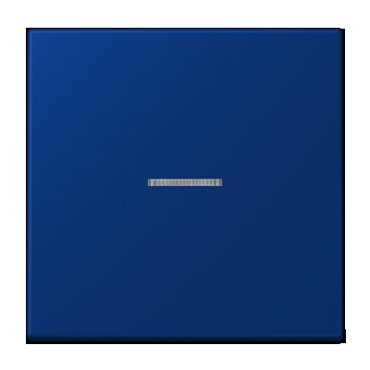 Выключатель одноклавишный проходной с подсветкой Jung Le Corbusier на клеммах ip44 bleu outremer fonce 4284₽