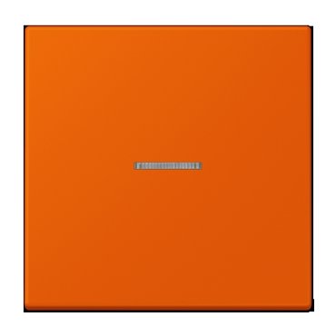 Выключатель одноклавишный с подсветкой Jung Le Corbusier на клеммах orange vif 4031₽