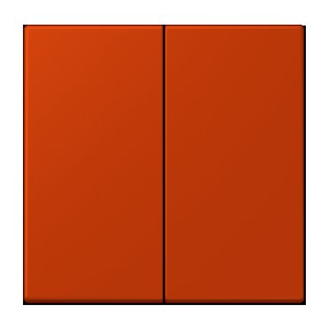 Выключатель самовозвратный двухклавишный Jung Le Corbusier на клеммах rouge vermillon 59 12990₽
