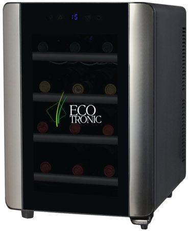 Отдельностоящий винный шкаф до 12 бутылок Ecotronic 23200₽