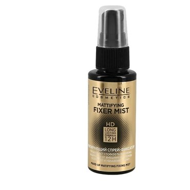 EVELINE Спрей-фиксатор макияжа MATTIFYING FIXER MIST FULL HD матирующий 229₽