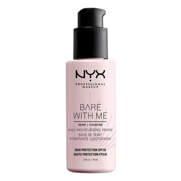 NYX Professional Makeup Праймер-уход с SPF 30 с маслом семян конопли Bare With Me SPF 30 Daily Protecting Primer 1699₽