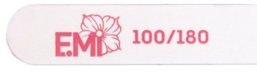 EMI Пилка для ногтей 100180 белая 200₽