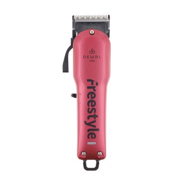 DEWAL PROFESSIONAL Машинка для стрижки Fгeestyle красная 05-2мм аккумуляторно-сетевая 6 насадок 2630₽