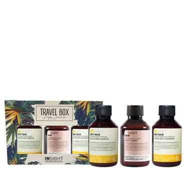 INSIGHT Набор шампунь 100 мл кондиционер 100 мл гель для тела 100 мл TRAVEL BOX DRY HAIR 1760₽