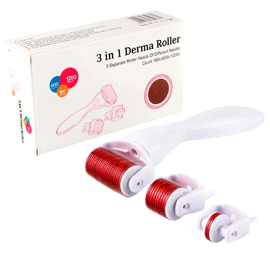 DRS Набор с мезороллером 3 в 1 белый DermaRoller Kit 3 in 1 1130₽