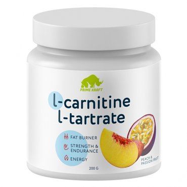 L-carnitine L-tartrate Prime Kraft Персик-маракуйя 200 г 1299₽