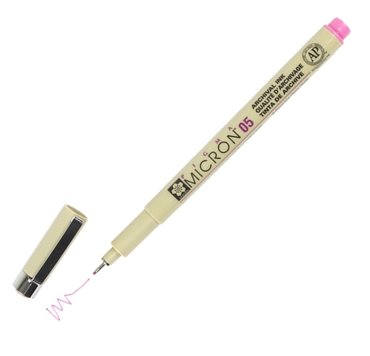 Линер Sakura PIGMA MICRON 05 045 мм розовый 314₽