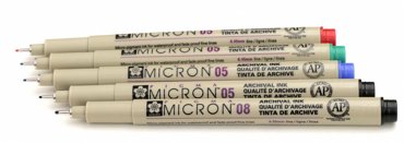 Линер Sakura PIGMA MICRON 05 045 мм салатовый фото 2 314₽