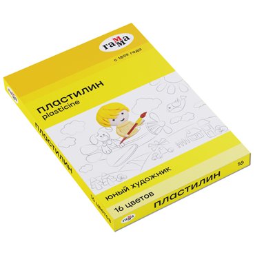 Набор пластилина Гамма Юный Художник 16 цв 208₽