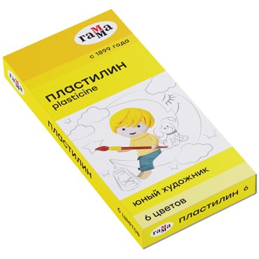 Набор пластилина Гамма Юный Художник 6 цв 93₽