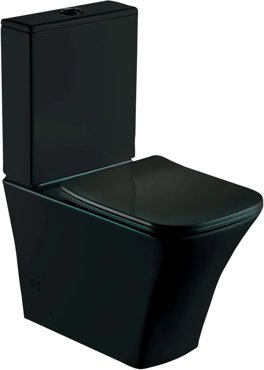 Унитаз-компакт Esbano Crisan с сиденьем микролифт черный матовый ESUNCRISMB 36338₽