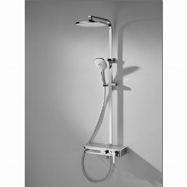 F6277312CP-A-ENG Душевая колонка со смес и полочкой для ванны квадр верх душ Meissen 240128 45420₽