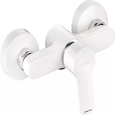 Смеситель для душа Kludi PureEasy 378419165 белый хром 14604₽