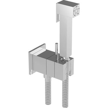 CISAL Shower Гигиенический душ со шлангом 120 смвывод с держателем и встроенный прогрессивный картридж цвет хром 78940₽