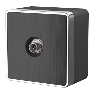 Розетка Werkel W5083004 ТВ-розетка оконечная Gallant графит рифленый 705₽