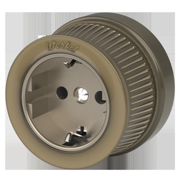 Розетка Werkel W5771012 Розетка с заземлением бронзовый Ретро 3960₽