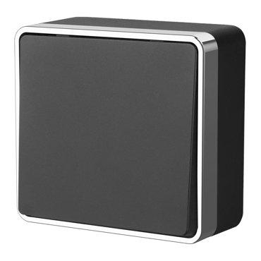Выключатель Werkel Накладные механизмы Gallant черныйхром W5012035 В 587₽