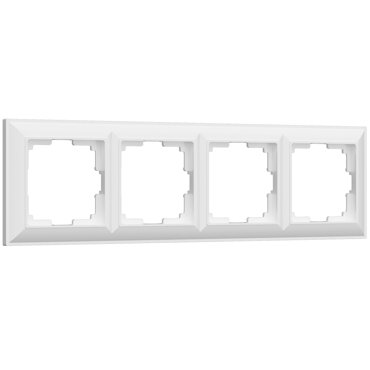 Рамка Werkel W0042201 Рамка на 4 поста Fiore белый 684₽