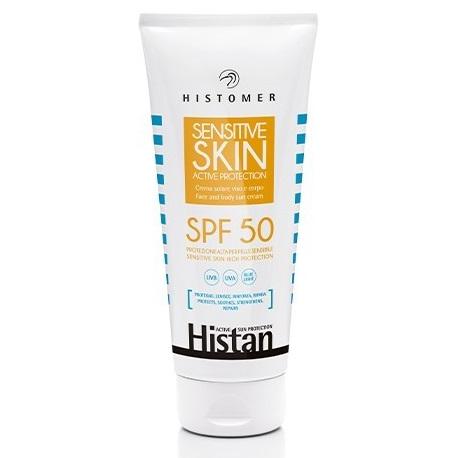 Крем солнцезащитный для чувствительной кожи Histan Sensitive Skin Active Protection SPF 50 6930₽
