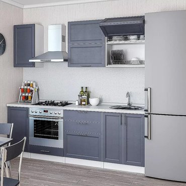 Прямая кухня Сканди-01 Graphite Softwood Белый 47848₽