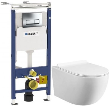 Комплект подвесной унитаз MEER MR-2100 система инсталляции Geberit 458125211 29830₽