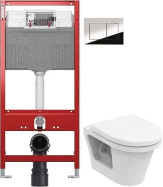 Комплект подвесной унитаз Toto CF CW132YNW1 VC130 система инсталляции TECE 9300302 9240401 41490₽
