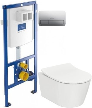 Комплект подвесной унитаз Toto RP CW552Y TC513F система инсталляции Villeroy Boch 92246100 92249061 67330₽