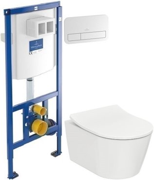 Комплект подвесной унитаз Toto RP CW552Y TC513F система инсталляции Villeroy Boch 92246100 92249068 66240₽