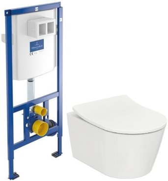 Комплект подвесной унитаз Toto RP CW552Y TC513F система инсталляции Villeroy Boch 92246100 63190₽