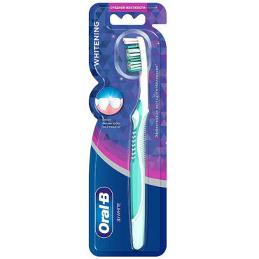 Зубная щетка ORAL-B отбеливающая 40 средняя 450₽