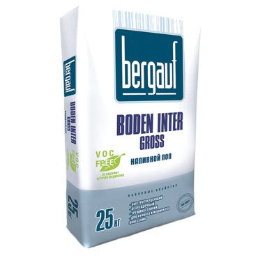Bergauf Boden Inter Gross 25 кг Наливной пол быстротвердеющий 435₽
